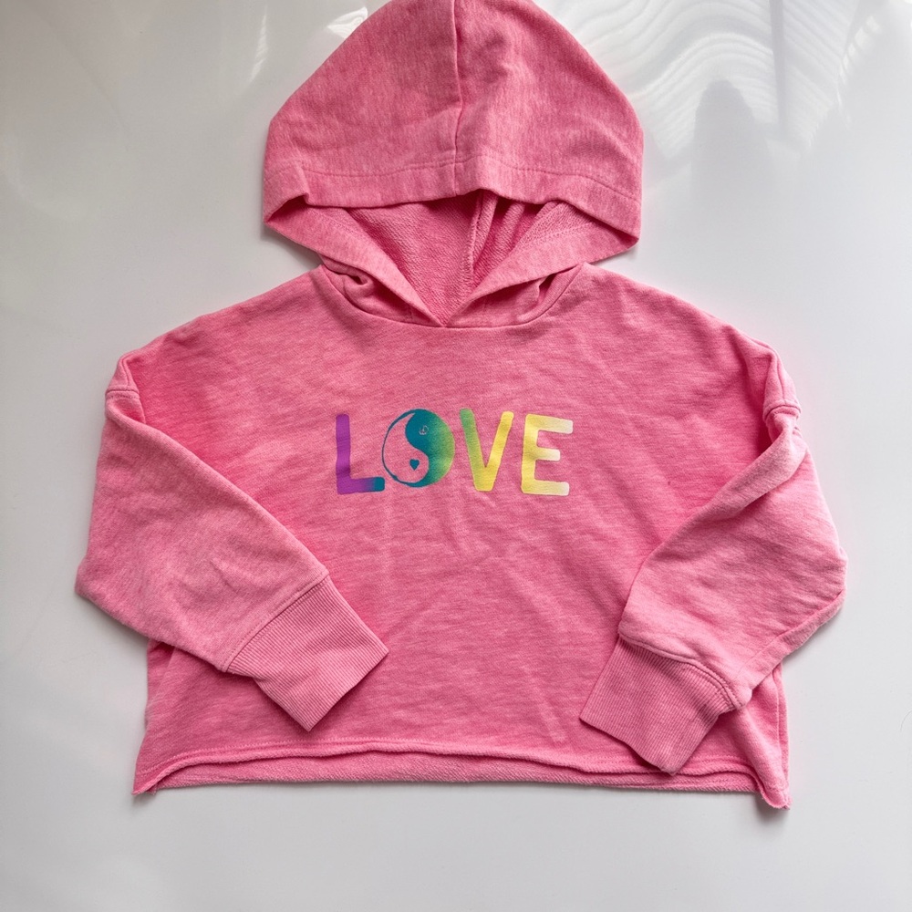 Old Navy 5T (4-6Years) Pink Kids Cropped Hoodie (Girls)